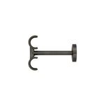 Support double tringle à rideau fixation plafond tinos métal gris Ø19mm goodhome Support double tringle à rideau fixation plafond tinos métal gris Ø19mm goodhome