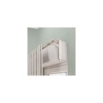 Support extensible sans perage pour tringle  rideaux athens gris chrom 19 / 28 cm l. 17 x l. 3, 5 ...