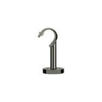 Support fermé plafond pour barre à rideau goodhome 28 mm kimlos noir Support fermé plafond pour barre à rideau goodhome 28 mm kimlos noir