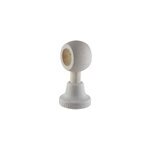Support plafond simple pour barre à rideau goodhome 28 mm chalki blanc Support plafond simple pour barre à rideau goodhome 28 mm chalki blanc