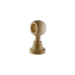 Support plafond simple pour barre à rideau goodhome 28 mm symi naturel Support plafond simple pour barre à rideau goodhome 28 mm symi naturel