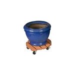 Support roulant pour plante roul'bac original rond
