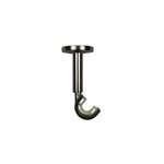 Support universel pour barre  rideau goodhome plafond athens gris