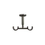 Support universel double de plafond pour barre à rideau athens goodhome gris Support universel double de plafond pour barre à rideau athens goodhome gris