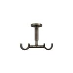 Support universel double plafond pour barre à rideau goodhome antiki doré Support universel double plafond pour barre à rideau goodhome antiki doré