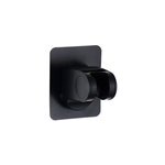 Support universel pour douchette adhsif en abs noir mtk