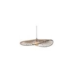Suspension capeline en jacinthe d'eau alana coloris beige e27 78 x h. 74 cm lussiol