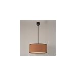 Suspension en coton e27 15w mocha 38cm corep