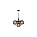 Suspension ivona 4 lumières e27 28w ip20 41, 5 x 54, 2 cm noir Suspension ivona 4 lumières e27 28w ip20 41, 5 x 54, 2 cm noir