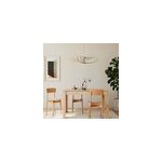 Suspension néo bois câble torsadé chanvre e27 60w ip20 Ø80 x h. 163, 5cm atelier loupiote Suspension néo bois câble torsadé chanvre e27 60w ip20 Ø80 x h. 163, 5cm atelier loupiote