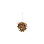 Suspension de no�l assortiment plumes marron 10cm feeric light & christmas