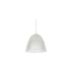 Suspension ogive verre strié ip20 e27 60w h. 13 x Ø16 cm transparent corep Suspension ogive verre strié ip20 e27 60w h. 13 x Ø16 cm transparent corep