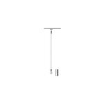 Suspension sur rail 2easy gris chrom mat urail ip20 e27 l. 150cm paulmann