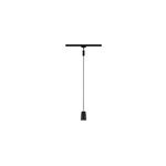 Suspension sur rail cover noir urail ip20 gu10 10w . 6, 5 x h. 122, 3cm paulmann