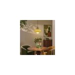 Suspension en verre et m�tal vert �26 cm e27 25 w jumell boli