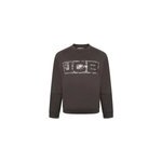 Sweat shirt jcb trade crew marron l