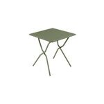 Table de balcon pliante balcony en acier coloris vert moss l. 64 x l. 70 x h. 73 cm Table de balcon pliante balcony en acier coloris vert moss l. 64 x l. 70 x h. 73 cm