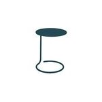 Table basse coolside en acier coloris bleu acapulco . 42 x h. 54 cm