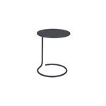 Table basse de jardin coolside en acier coloris carbone . 42 x h. 54 cm