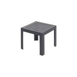 Table basse de jardin miami en résine de synthèse coloris anthracite l. 40 x l. 40 x h. 35 cm Table basse de jardin miami en résine de synthèse coloris anthracite l. 40 x l. 40 x h. 35 cm