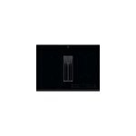 Table de cuisson aspirante induction 68 cm 4 feux 7350 w noir electrolux kcc73443