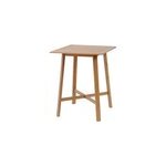 Table haute de jardin tiwi bois d'acacia l. 80 x h. 102 cm Table haute de jardin tiwi bois d'acacia l. 80 x h. 102 cm
