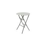 Table haute - mange debout pliant en acier Ø. 80 x h. 110 cm Table haute - mange debout pliant en acier Ø. 80 x h. 110 cm