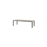 Table de jardin 10 personnes domilly coloris caf hespride l. 259, 5 x l. 75 x h. 100 cm