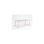 Table de jardin eden grosfillex l. 165 x l. 87 x h. 74 cm blanc lin