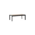 Table de jardin extensible 8 - 10 personnes evasion coloris miel et graphite hesp�ride l. 140 / 202 x ...