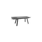 Table de jardin extensible agra en aluminium coloris graphite l. 150 / 250 x l. 90 x h. 74 cm Table de jardin extensible agra en aluminium coloris graphite l. 150 / 250 x l. 90 x h. 74 cm