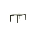 Table de jardin à rallonge automatique miami en aluminium coloris kaki l. 180 / 240 x l. 100 x h. 77 ... Table de jardin à rallonge automatique miami en aluminium coloris kaki l. 180 / 240 x l. 100 x h. 77 ...