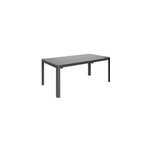 Table de jardin extensible palma aluminium noir l. 180 / 240 / 300 x l. 100 x h. 76 cm jardiline Table de jardin extensible palma aluminium noir l. 180 / 240 / 300 x l. 100 x h. 76 cm jardiline