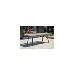 Table de jardin extensible stockholm en aluminium et céramique coloris gris anthracite l. 200 / 300 x ... Table de jardin extensible stockholm en aluminium et céramique coloris gris anthracite l. 200 / 300 x ...