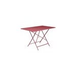Table de jardin fermob bistro acier piment l. 77 x l. 117 cm, h. 74 cm