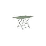 Table de jardin pliante bistro en m�tal coloris cactus l. 117 x l. 77 x h. 74 cm