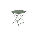 Table de jardin pliante fermob bistro acier cactus diam. 77 cm, h. 74 cm Table de jardin pliante fermob bistro acier cactus diam. 77 cm, h. 74 cm