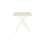 Table de jardin pliante saba acier beige l. 70 x l. 70 x h. 71 cm goodhome