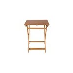 Table de jardin pliante virginia en bois coloris acacia l. 60 x l. 60 x h. 74 cm Table de jardin pliante virginia en bois coloris acacia l. 60 x l. 60 x h. 74 cm