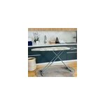 Table � repasser avec pieds gris et housse coton l. 130 x l. 47 x h. max 90 cm, kitchen move wild