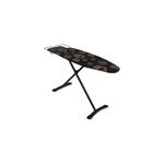 Table � repasser avec pieds noirs en acier et housse coton l. 125 x l. 41 h h. max 96 cm, kitchen move ...