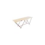 Table  tapisser pin massif 198 x 58, 8 x 2 cm
