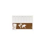 Tableau en lige et calendrier magntique 30 x 40 cm