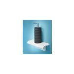 Tablette de douche repose pieds blanc