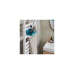 Tablette en mtal goodhome muromi bleue pour sche - serviettes