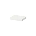 Tablette murale avec fixation invisible goodhome cusko blanc 30 cm