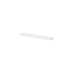 Tablette murale avec fixation invisible goodhome cusko blanc brillant 118 cm