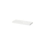 Tablette murale avec fixation invisible goodhome cusko blanc brillant 60 cm