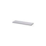 Tablette murale avec fixation invisible goodhome cusko gris 80 cm