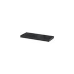 Tablette murale avec fixation invisible goodhome cusko noir 60 cm